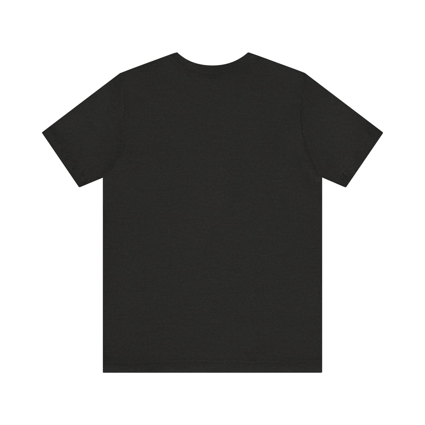 A black Printify Plymouth, Indiana Chrysler Logo T-shirt is displayed against a plain white background. The shirt features a blue, five-point star emblem reminiscent of a vintage autos design above the text "PLYMOUTH INDIANA" in blue, centered across the front. The shirt is laid out flat with the sleeves slightly bent.
