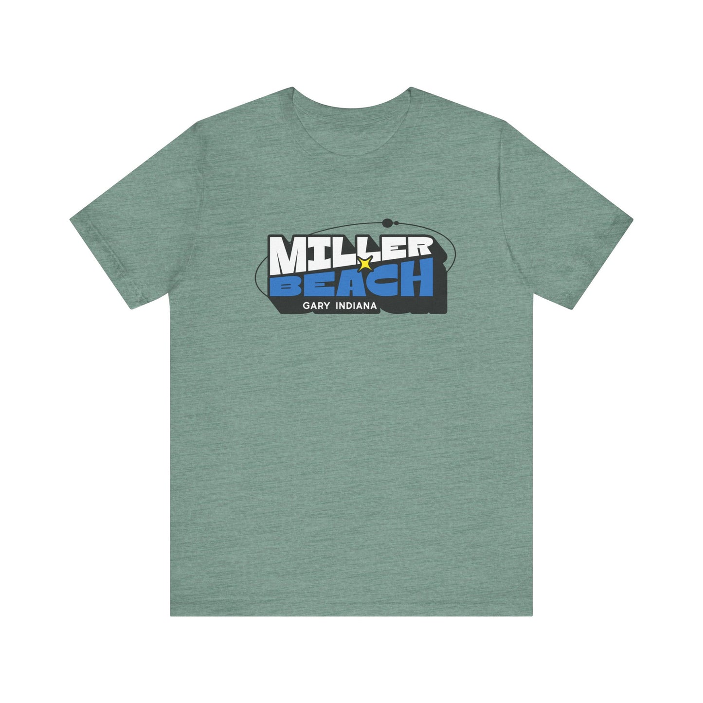 Miller Beach - Gary Indiana - Orbit Design Unisex T-Shirt