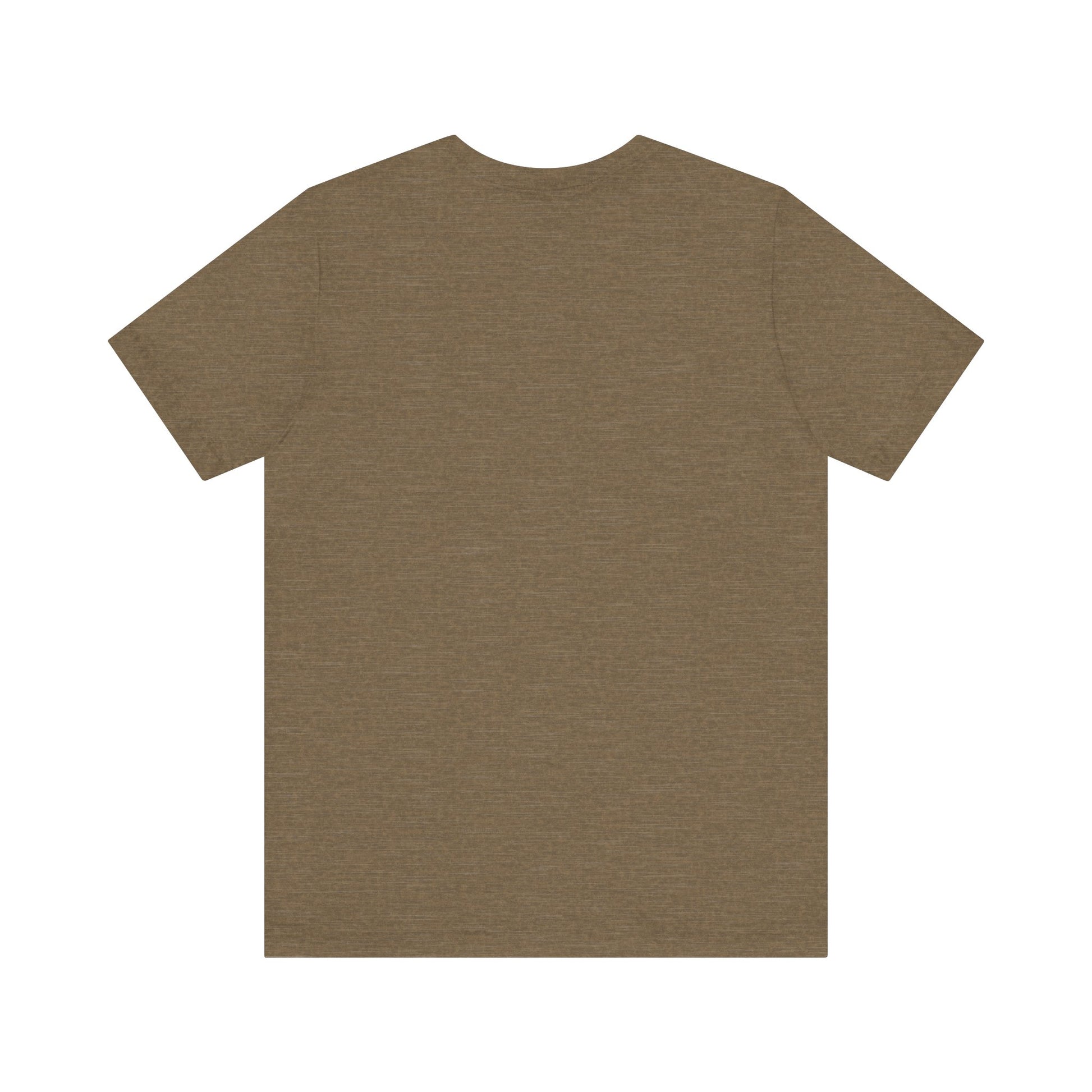 A Printify "Say Perhaps to Drugs" unisex jersey short sleeve tee in blue, featuring the text "SAY PERHAPS TO DRUGS" in dark letters across the front. The soft cotton shirt is displayed against a plain white background.