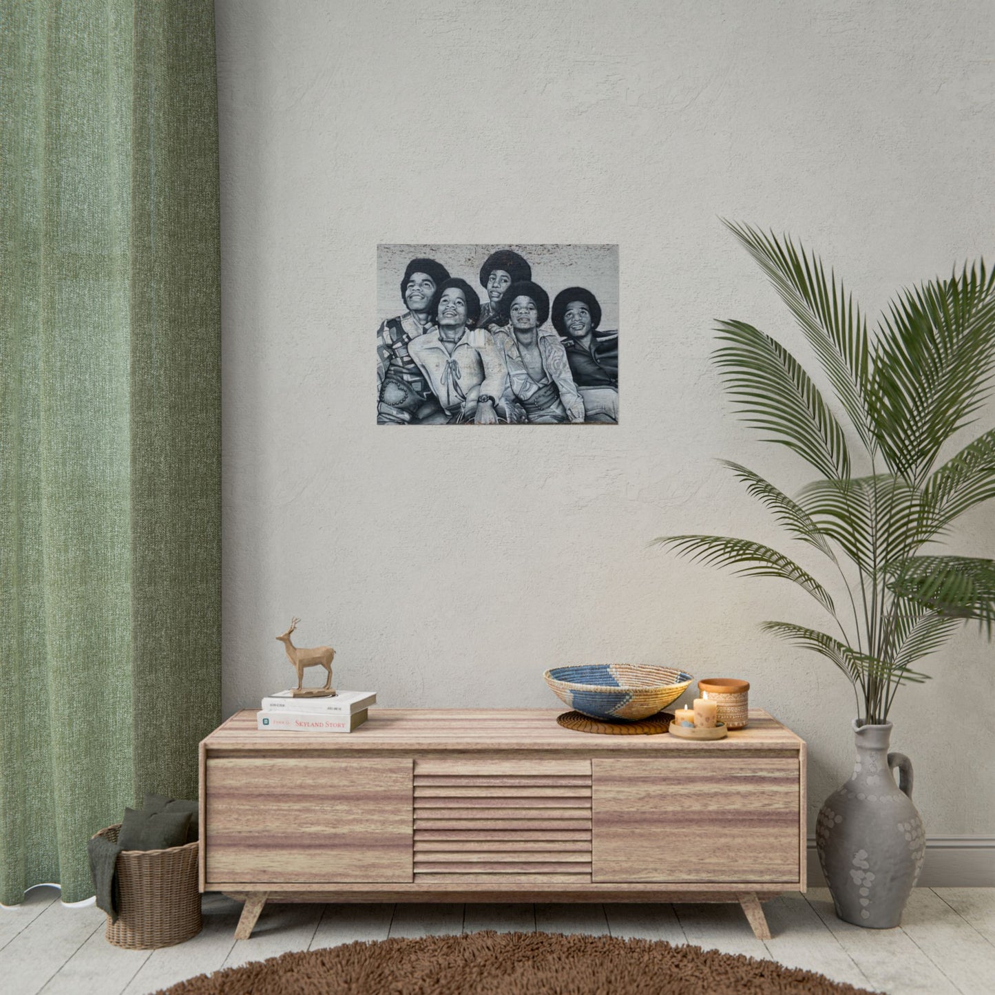The Jackson 5 - Gary, IN - Mural Poster