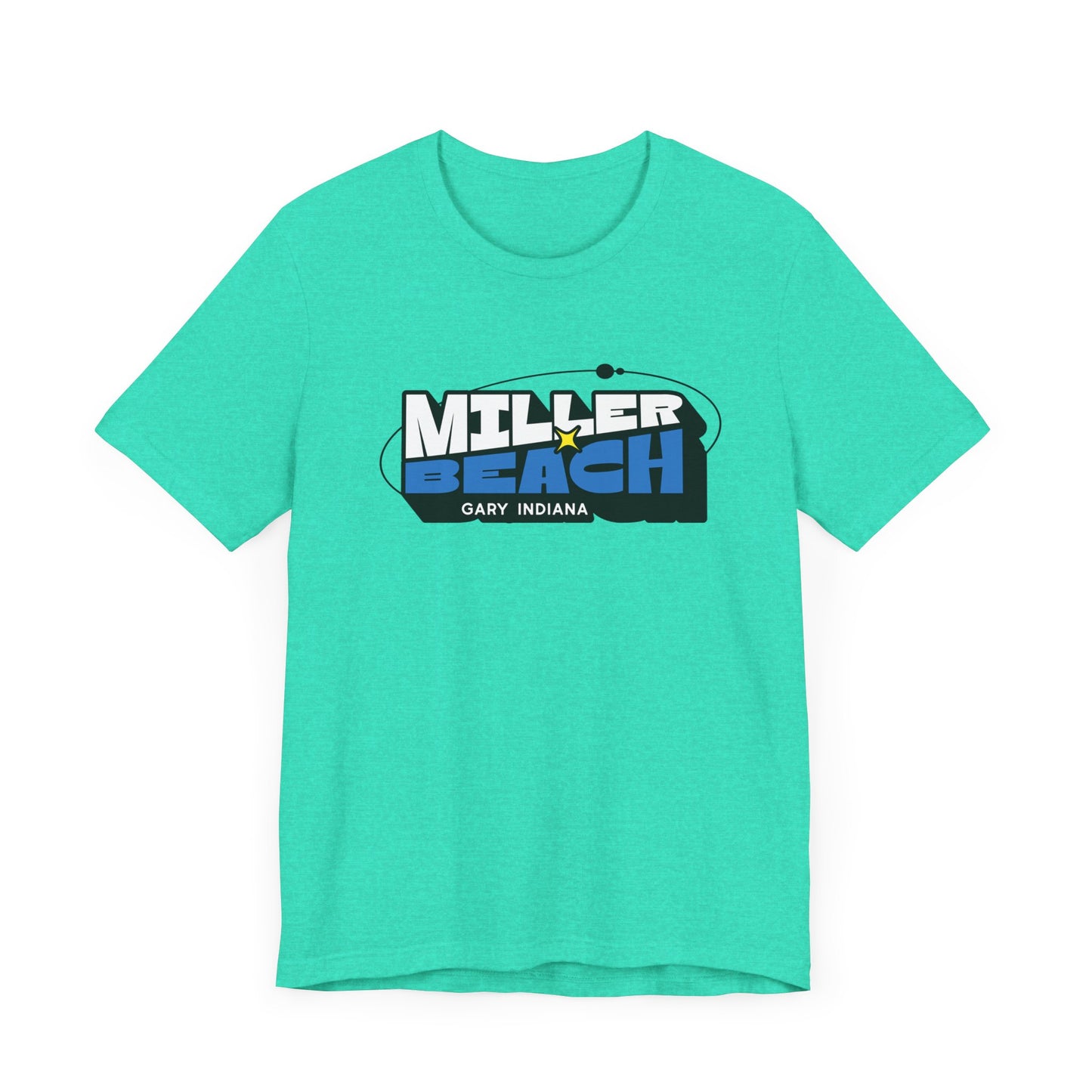 Miller Beach - Gary Indiana - Orbit Design Unisex T-Shirt