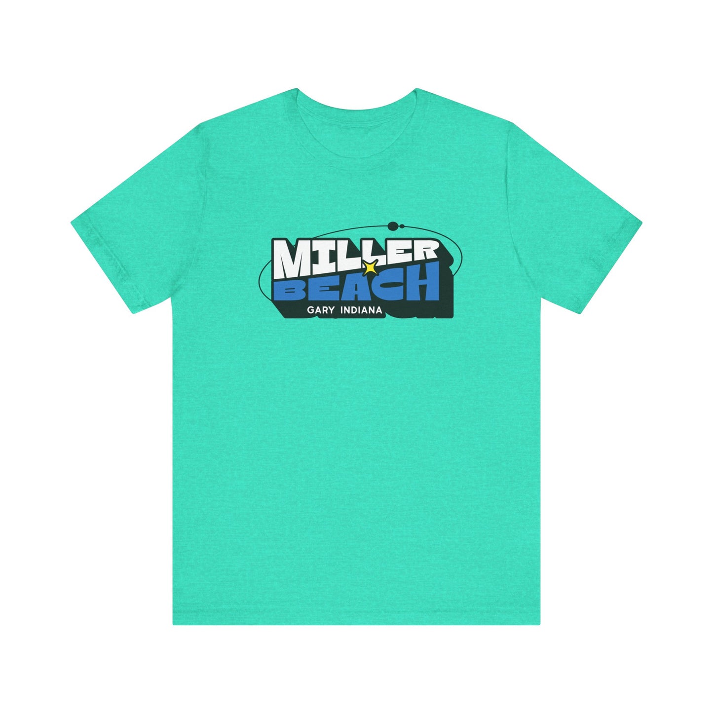 Miller Beach - Gary Indiana - Orbit Design Unisex T-Shirt