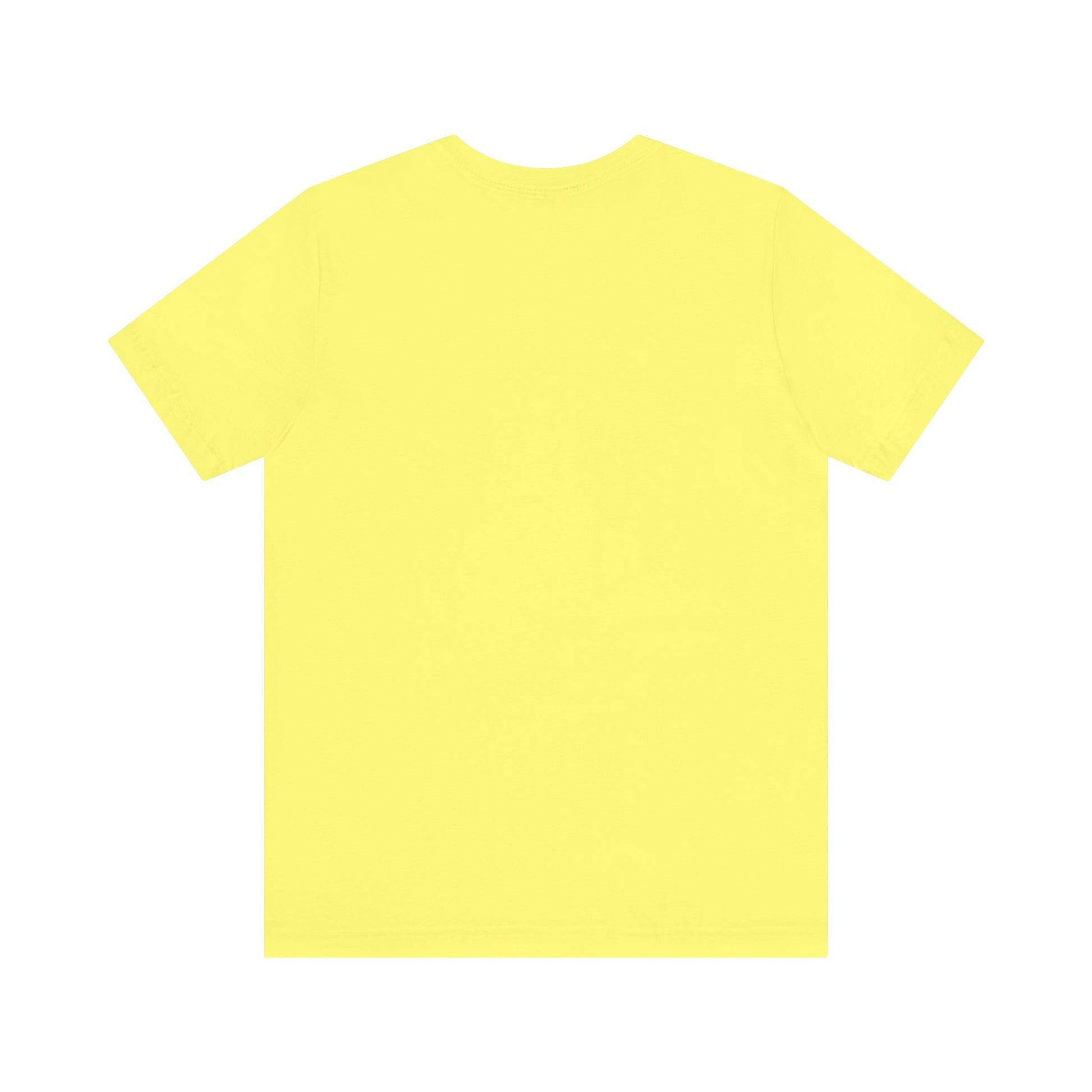 A Printify "Say Perhaps to Drugs" unisex jersey short sleeve tee in blue, featuring the text "SAY PERHAPS TO DRUGS" in dark letters across the front. The soft cotton shirt is displayed against a plain white background.