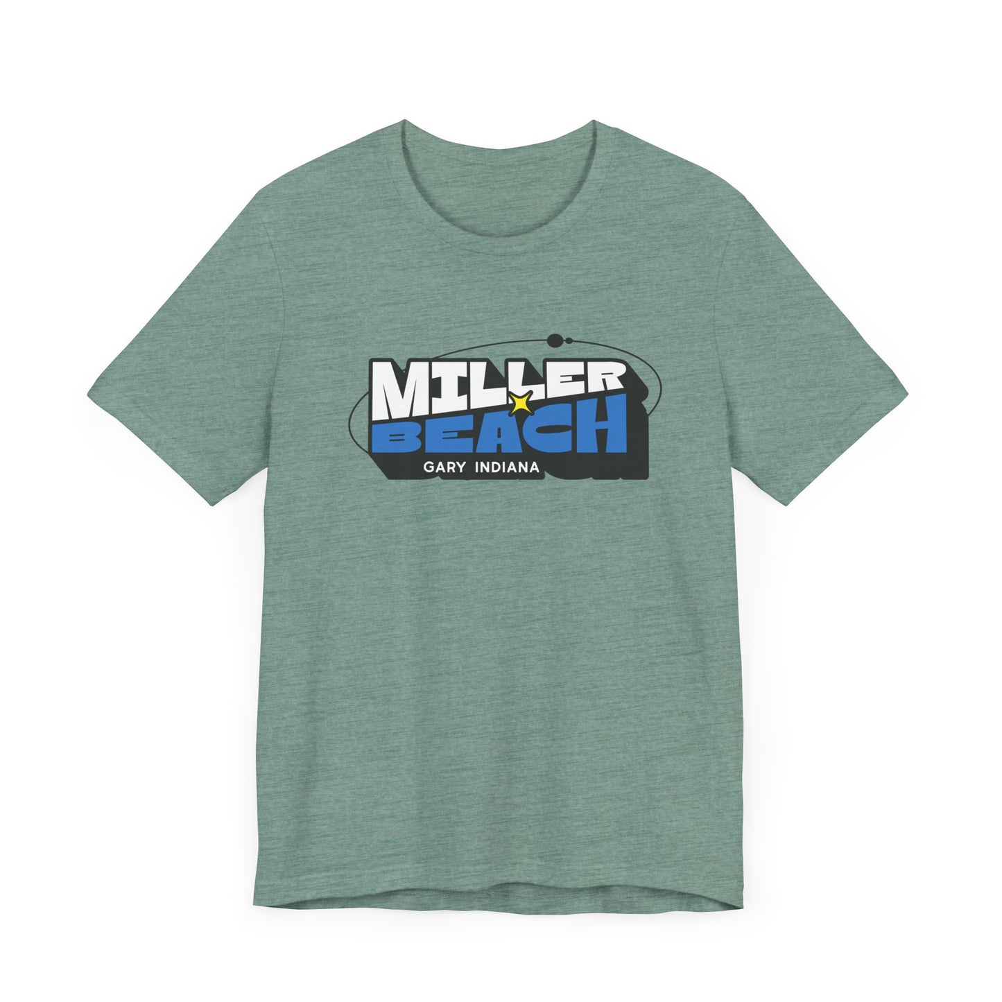 Miller Beach - Gary Indiana - Orbit Design Unisex T-Shirt