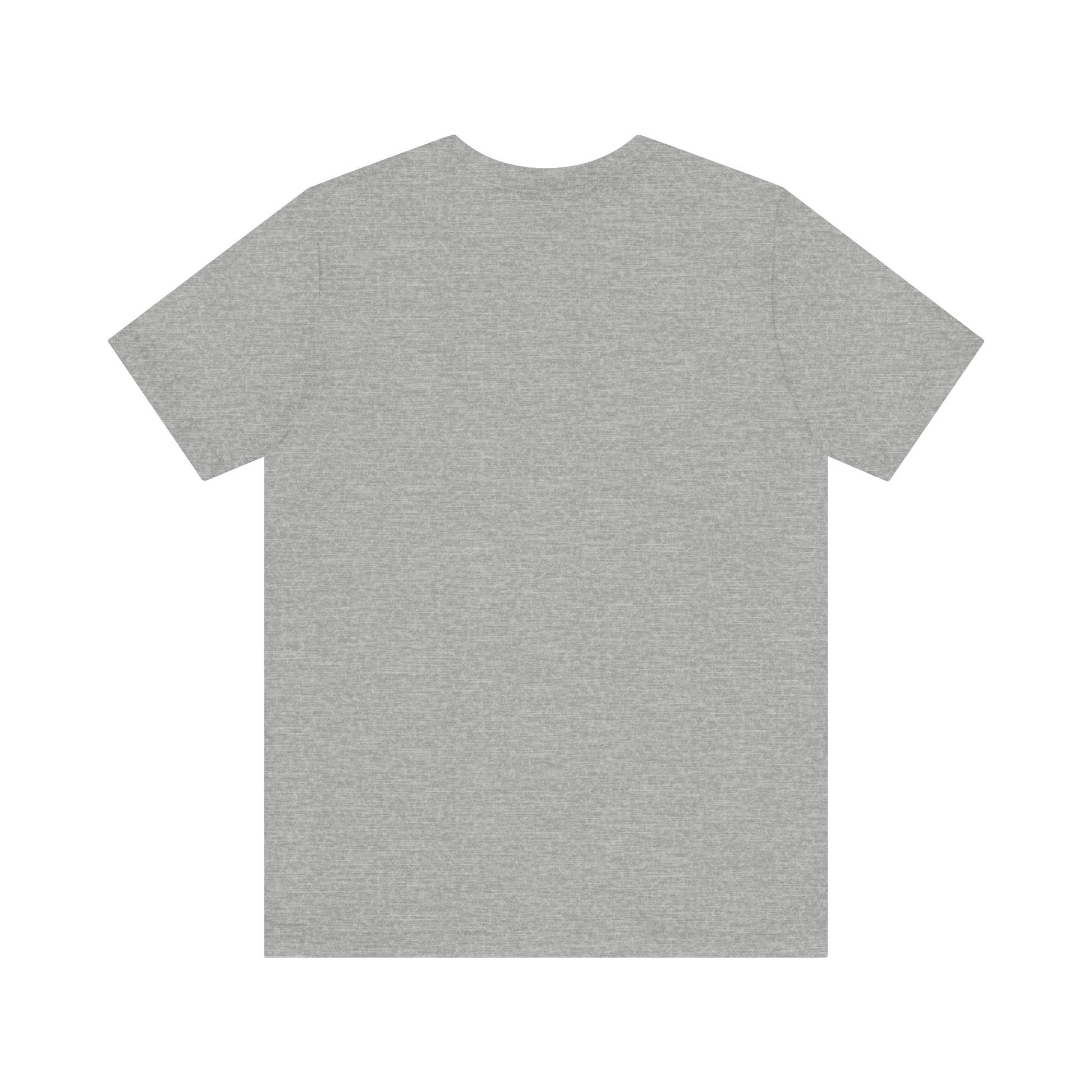 A Printify "Say Perhaps to Drugs" unisex jersey short sleeve tee in blue, featuring the text "SAY PERHAPS TO DRUGS" in dark letters across the front. The soft cotton shirt is displayed against a plain white background.