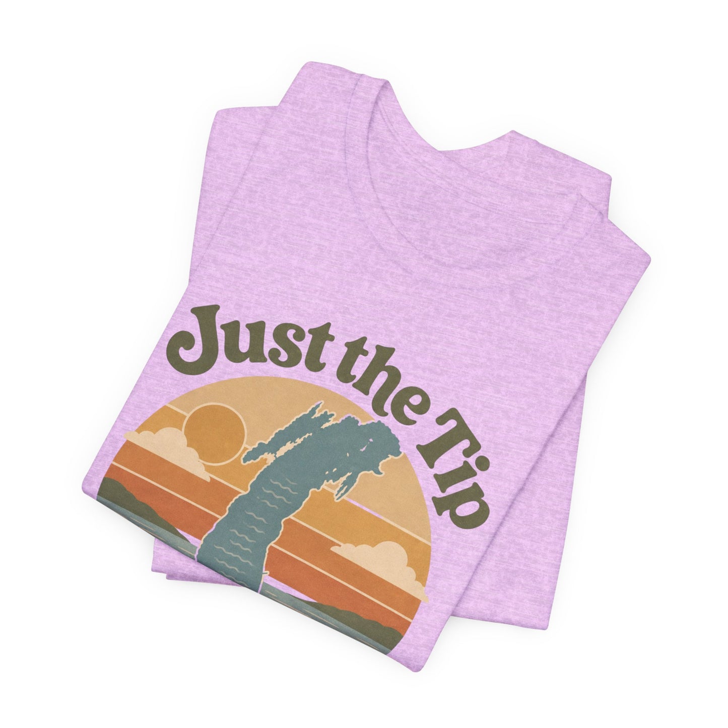 Just the Tip 2026 Design Miller Beach Tee — Retro Lake Michigan Sunset T‑Shirt