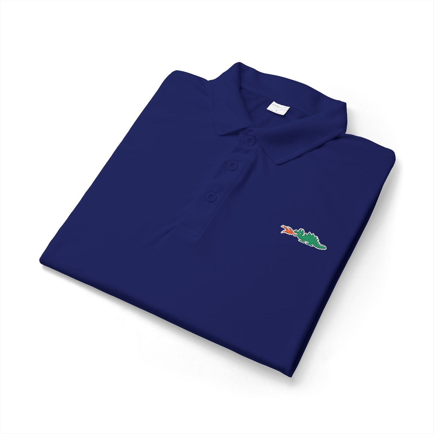 Braggin' Dragon - 1980s Sears - Men's Sport Polo - Embroidered