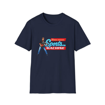 Sports Machine Graphic T-Shirt — 'The George Michael Sports Machine' Retro Athletic Tee