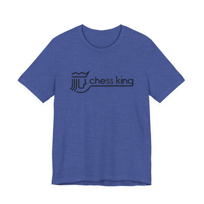 Chess King T-Shirt — Minimalist Logo Tee for Chess Players