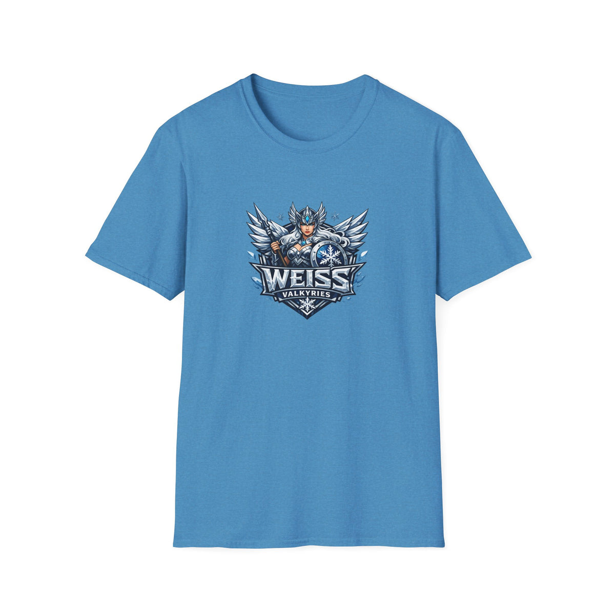 Weiss Valkyries - All In Jest Trivia Team Graphic T-Shirt — Norse Warrior Crest Tee