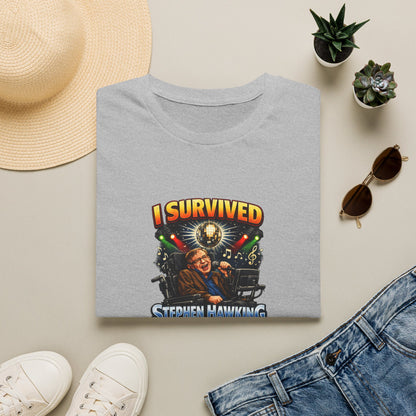 I survived Stephen Hawking Karaoke T-Shirt — Funny Trivia Night Tee Shirt