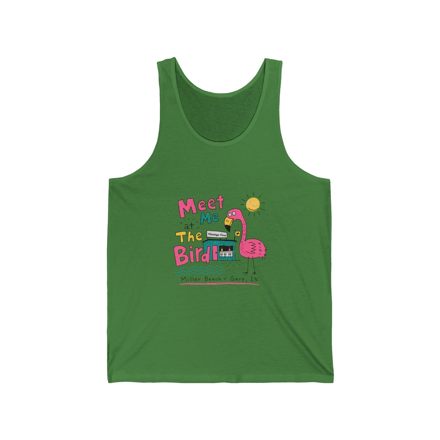 Flamingo 'Meet Me at the Bird' Graphic Tank Top