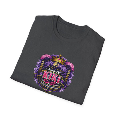 House of Kiki All In Jest Trivia Team T-Shirt – Regal Purple Crest Tee