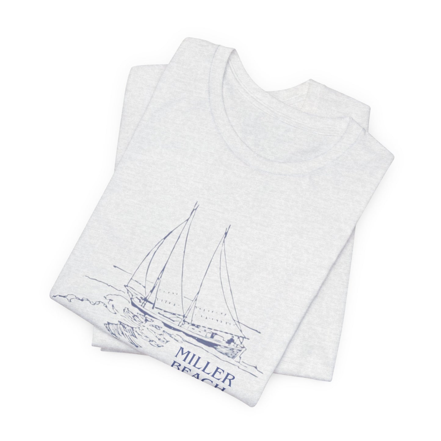 Miller Beach Est. 1918 Sailboat Tee