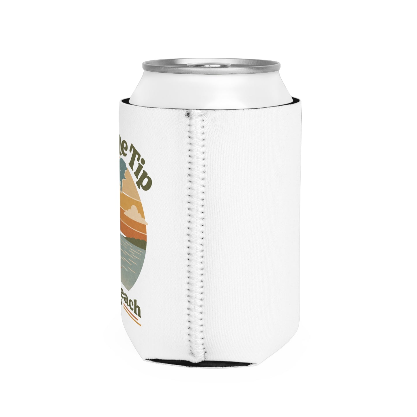 Can Cooler Sleeve — "Just the Tip Miller" Beach Coozie