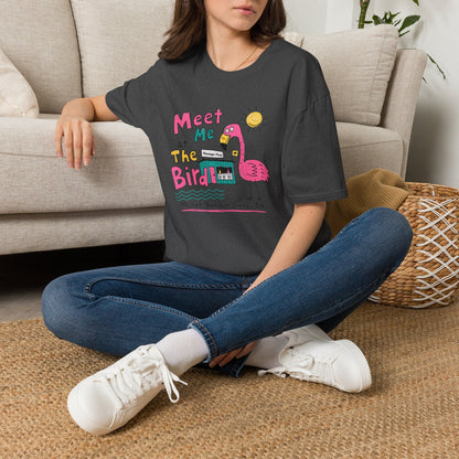 Meet Me at the Bird 2026 T-Shirt — Cute Flamingo Summer Tee