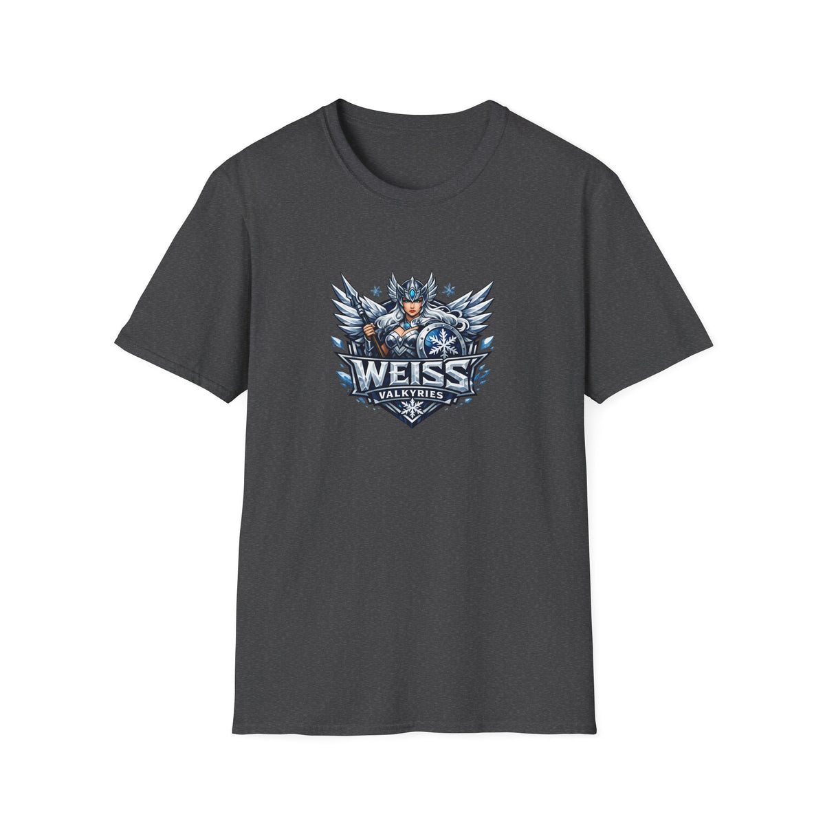 Weiss Valkyries - All In Jest Trivia Team Graphic T-Shirt — Norse Warrior Crest Tee