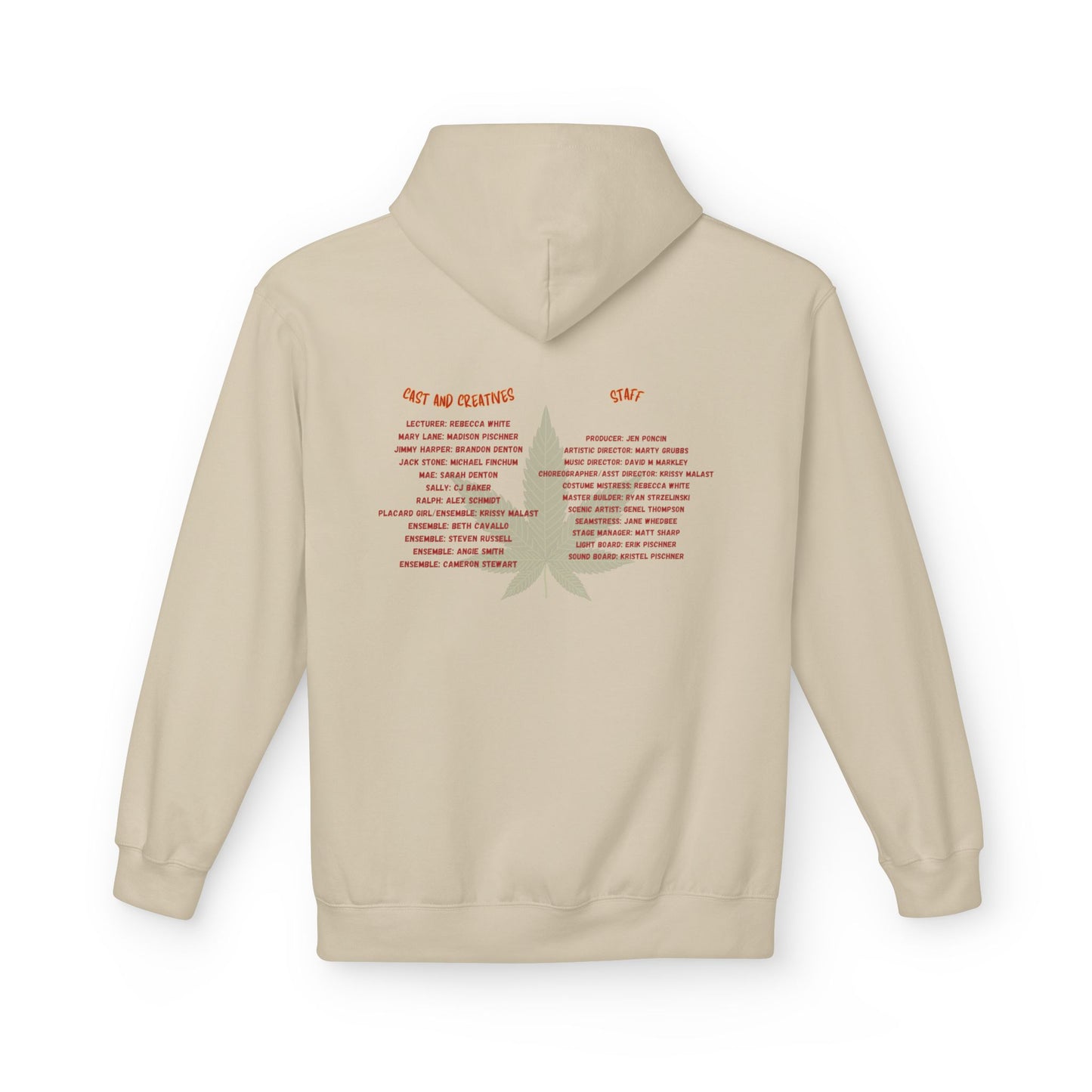 Miller Community Theatre — "Reefer Madness" Cast and Crew Hoodie