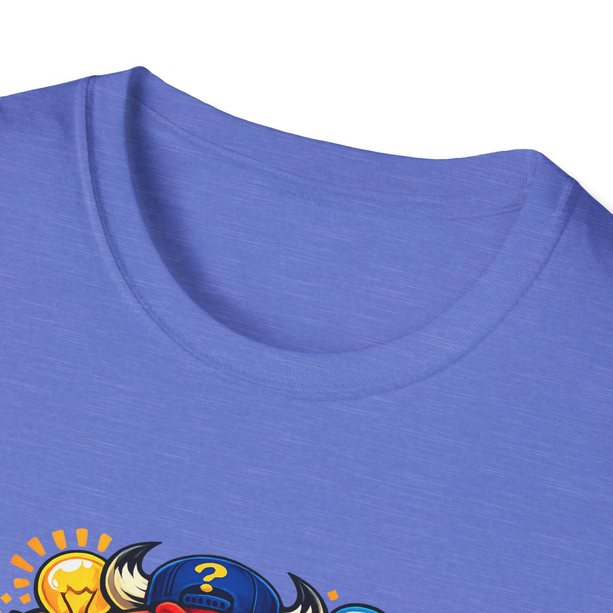 Bull Troop All In Jest Trivia Team T-Shirt — Colorful Mascot Logo Tee