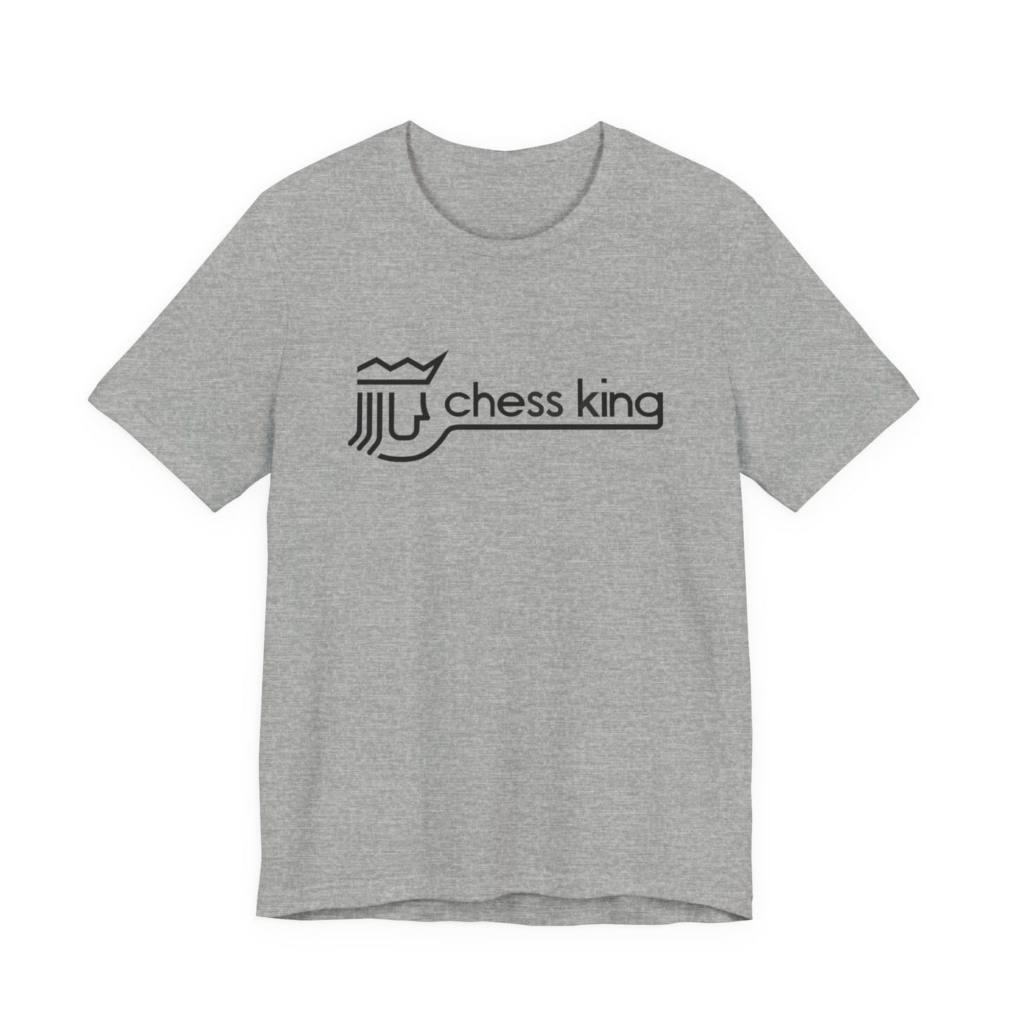 Chess King T-Shirt — Minimalist Logo Tee for Chess Players