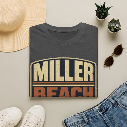 Miller Beach Vintage Logo T-Shirt - Established in 1907.