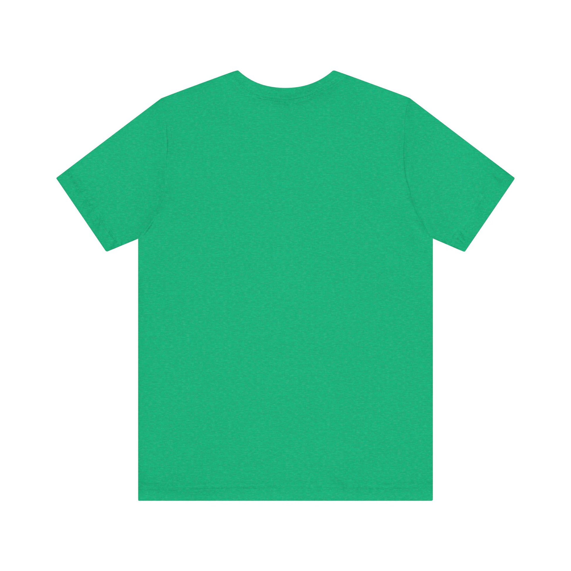 Introducing "The Lebanon Loop - Indiana" unisex jersey short sleeve tee by Printify. This green t-shirt features a graphic of a road sign displaying "39 Lebanon Lizton 1 MILE" within a slightly glowing square frame. It's crafted from 100% Airlume cotton and photographed flat on a white background.