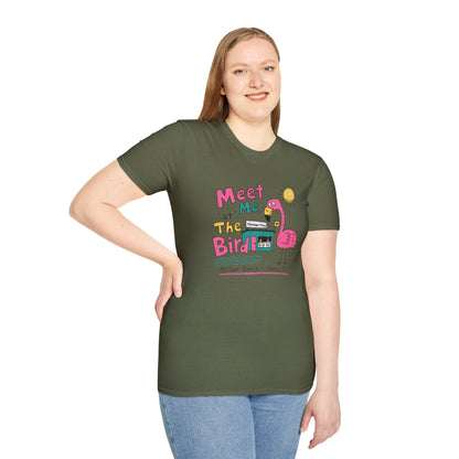 Meet Me at the Bird 2026 T-Shirt — Cute Flamingo Summer Tee