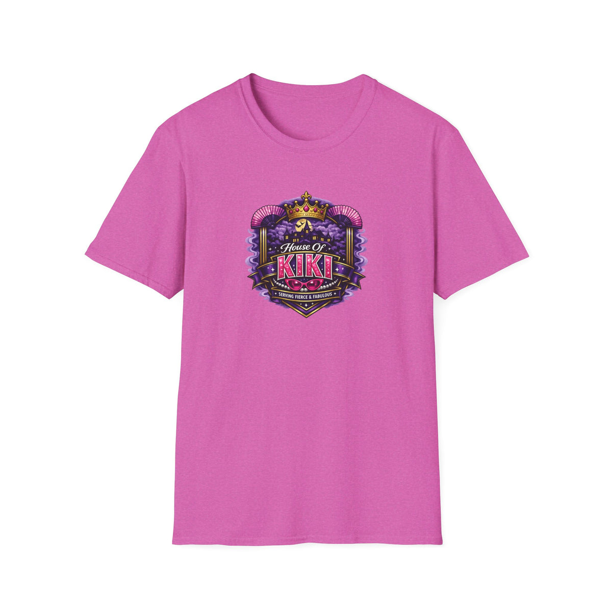 House of Kiki All In Jest Trivia Team T-Shirt – Regal Purple Crest Tee