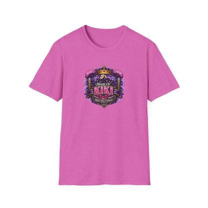 House of Kiki All In Jest Trivia Team T-Shirt – Regal Purple Crest Tee