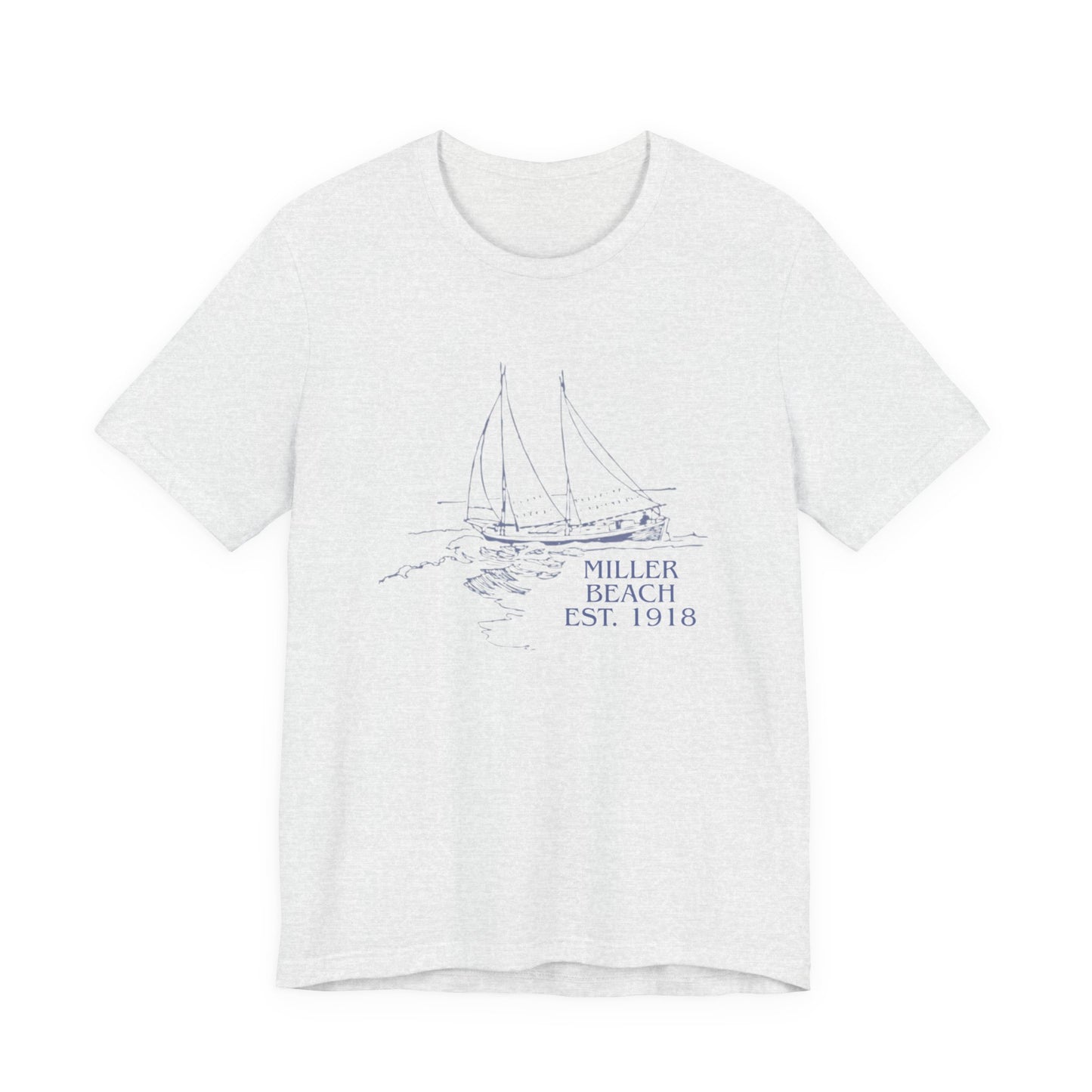 Miller Beach Est. 1918 Sailboat Tee