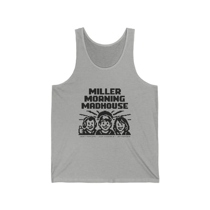 Miller Morning Madhouse Tank Top – Retro Radio Morning Show Tee