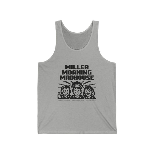 Miller Morning Madhouse Tank Top – Retro Radio Morning Show Tee
