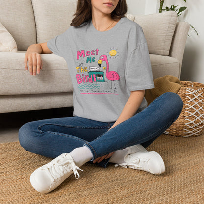 Meet Me at the Bird 2026 T-Shirt — Cute Flamingo Summer Tee