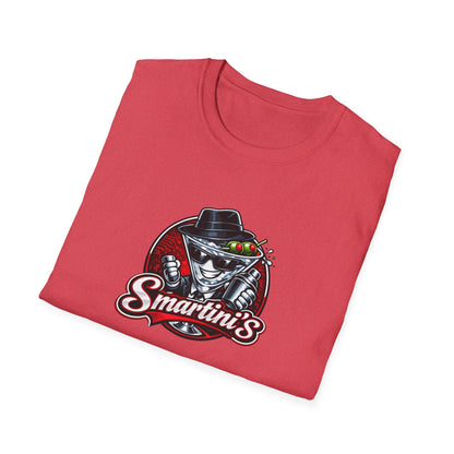 Smartini's All In Jest Trivia Team — Retro Cocktail Cat Logo Tee