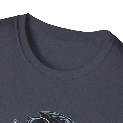 Singing Brain - All in Jest Trivia Team - T-Shirt – Retro Microphone Skull Logo Tee