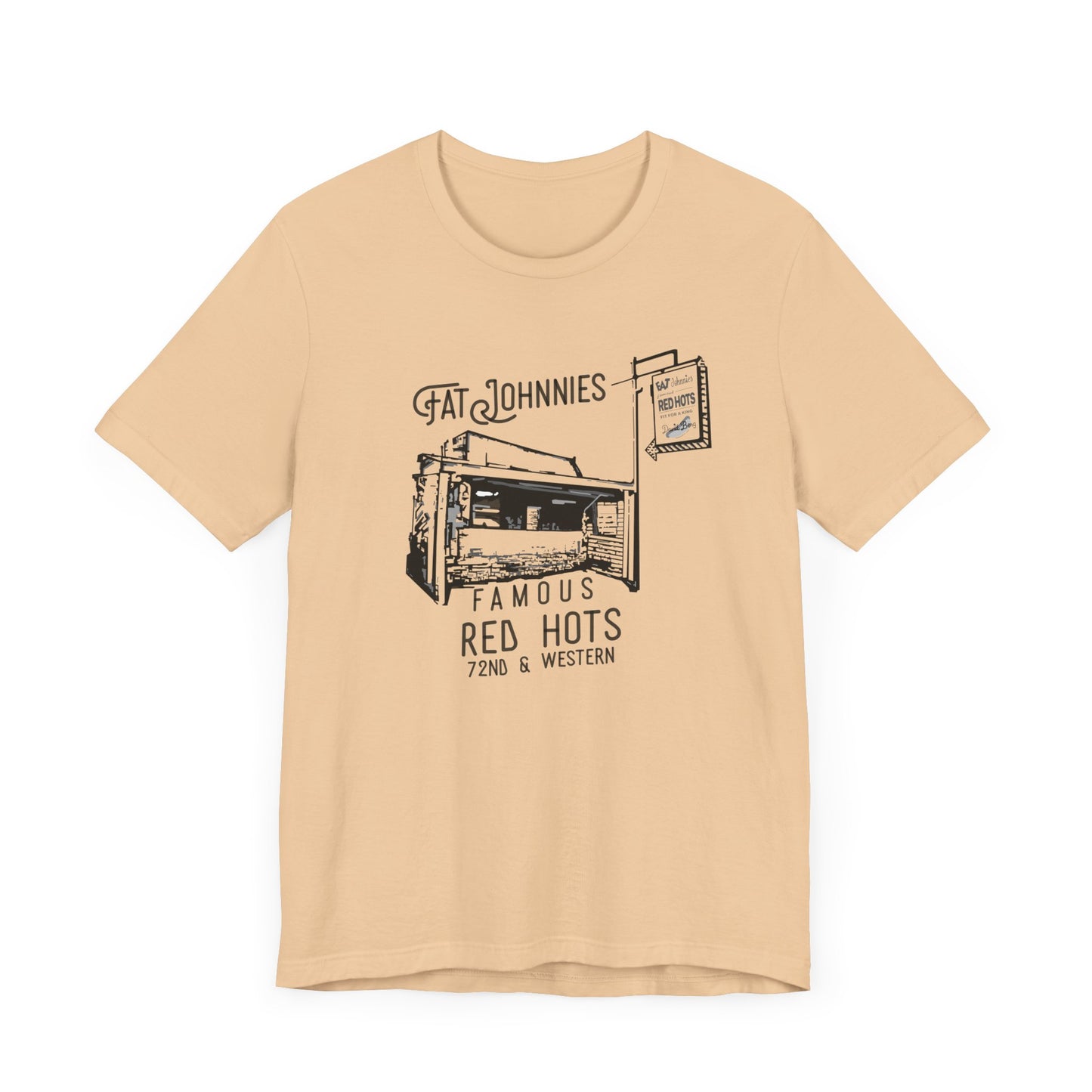 Fat Johnnie's Famous Red Hots - Unisex Short Sleeve T-Shirt