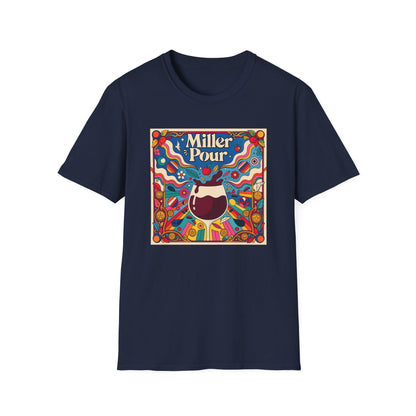 Miller Pour Retro T-Shirt – Vintage Psychedelic Wine Tee