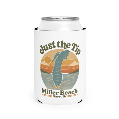 Can Cooler Sleeve — "Just the Tip Miller" Beach Coozie