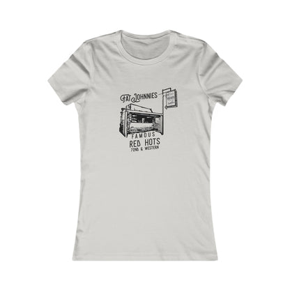 Fat Johnnies Red Hots - Chicago - Women's Favorite Tee