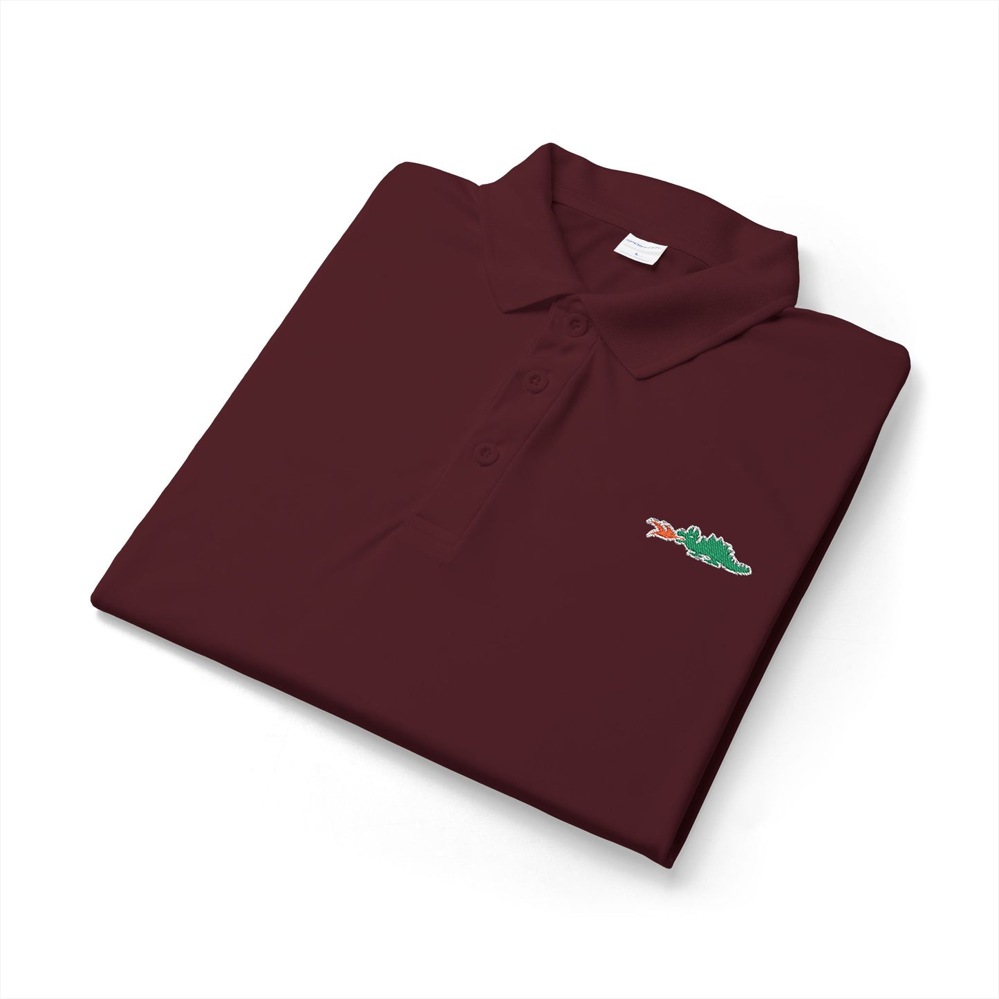 Braggin' Dragon - 1980s Sears - Men's Sport Polo - Embroidered