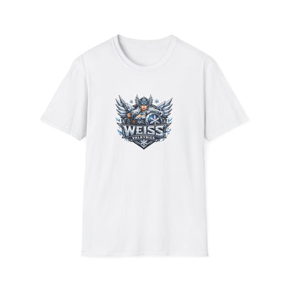 Weiss Valkyries - All In Jest Trivia Team Graphic T-Shirt — Norse Warrior Crest Tee