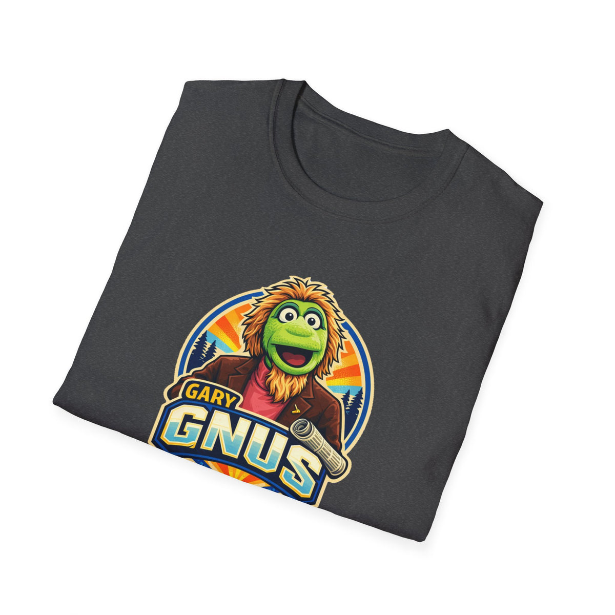 Gary Gnus All In Jest Trivia Team T-Shirt — Retro Cartoon Graphic Tee