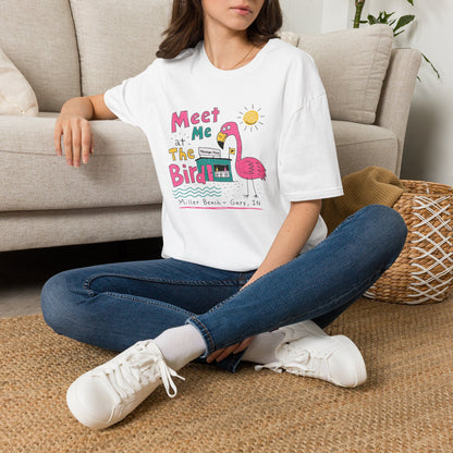 Meet Me at the Bird 2026 T-Shirt — Cute Flamingo Summer Tee