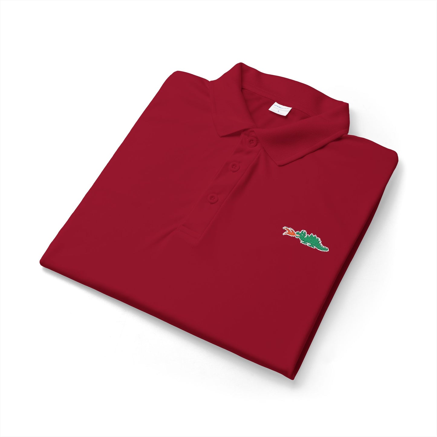 Braggin' Dragon - 1980s Sears - Men's Sport Polo - Embroidered