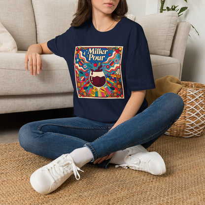 Miller Pour Retro T-Shirt – Vintage Psychedelic Wine Tee