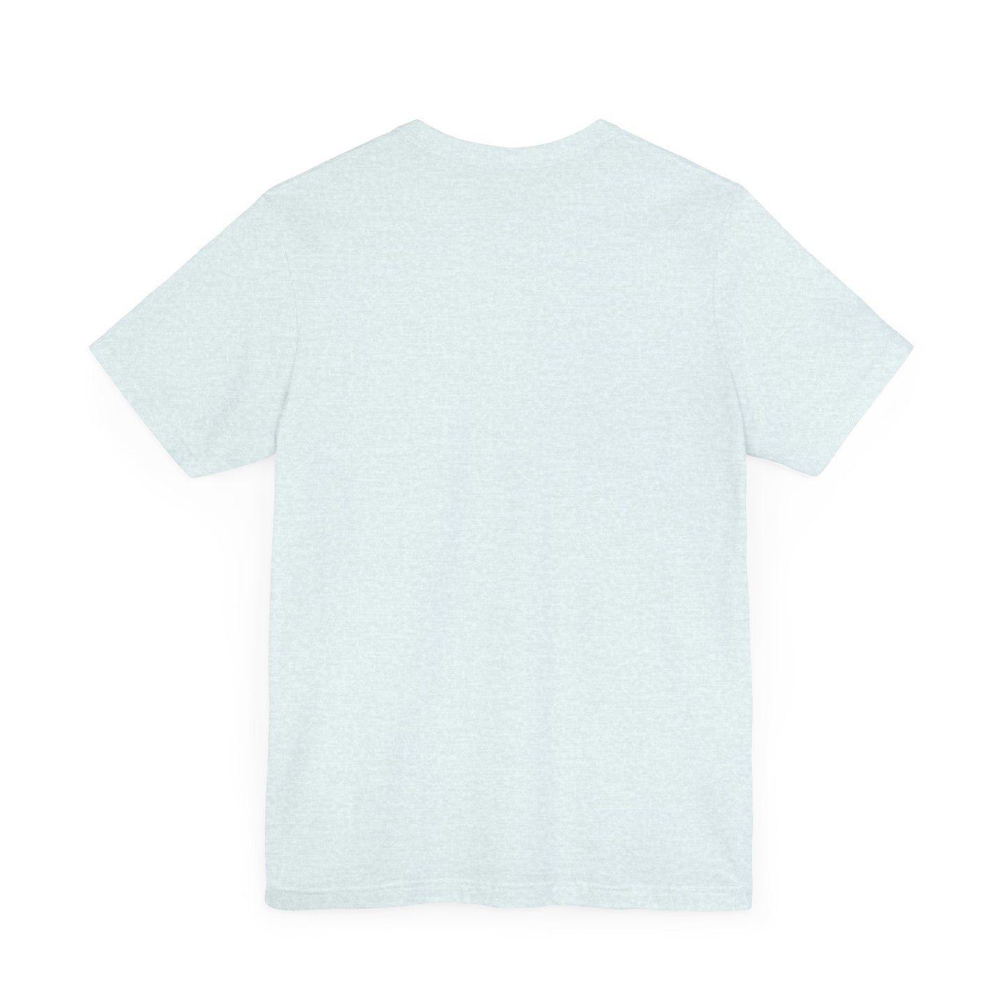 A light blue Printify "The Tinder Box 1980s" unisex jersey short sleeve tee featuring the "Tinder Box" logo in the center. The logo consists of a dark shield with the words "Tinder Box" in white text, with a small flame icon replacing the dot above the "i".
