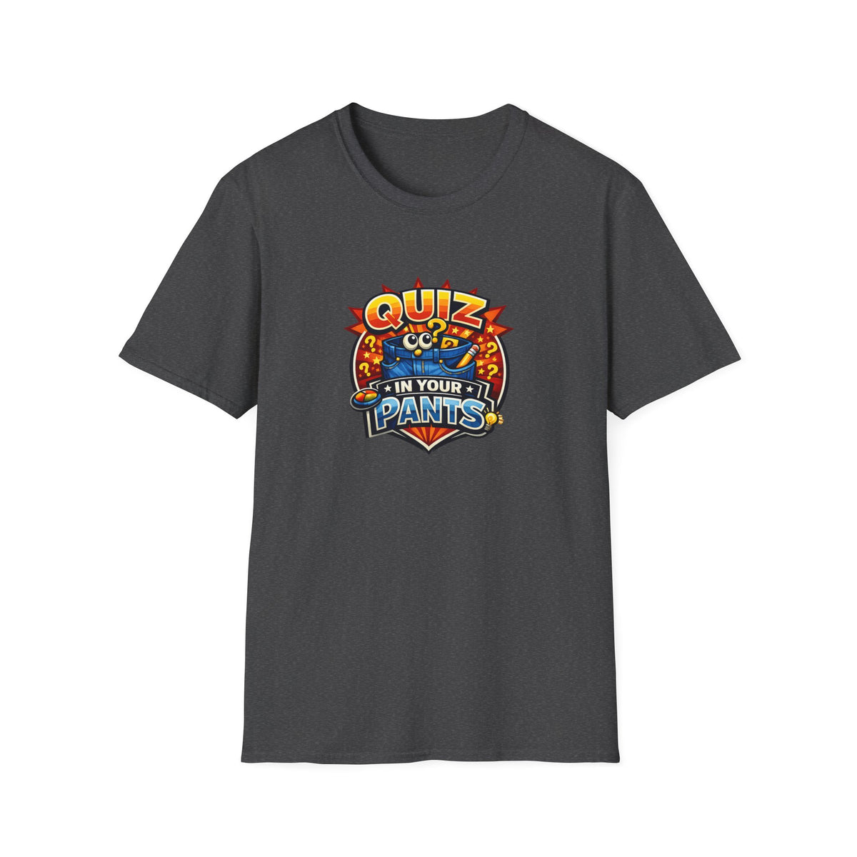 Quiz in Your Pants - All in Jest Trivia Team Shirt - T‑Shirt — Funny Game Night Tee