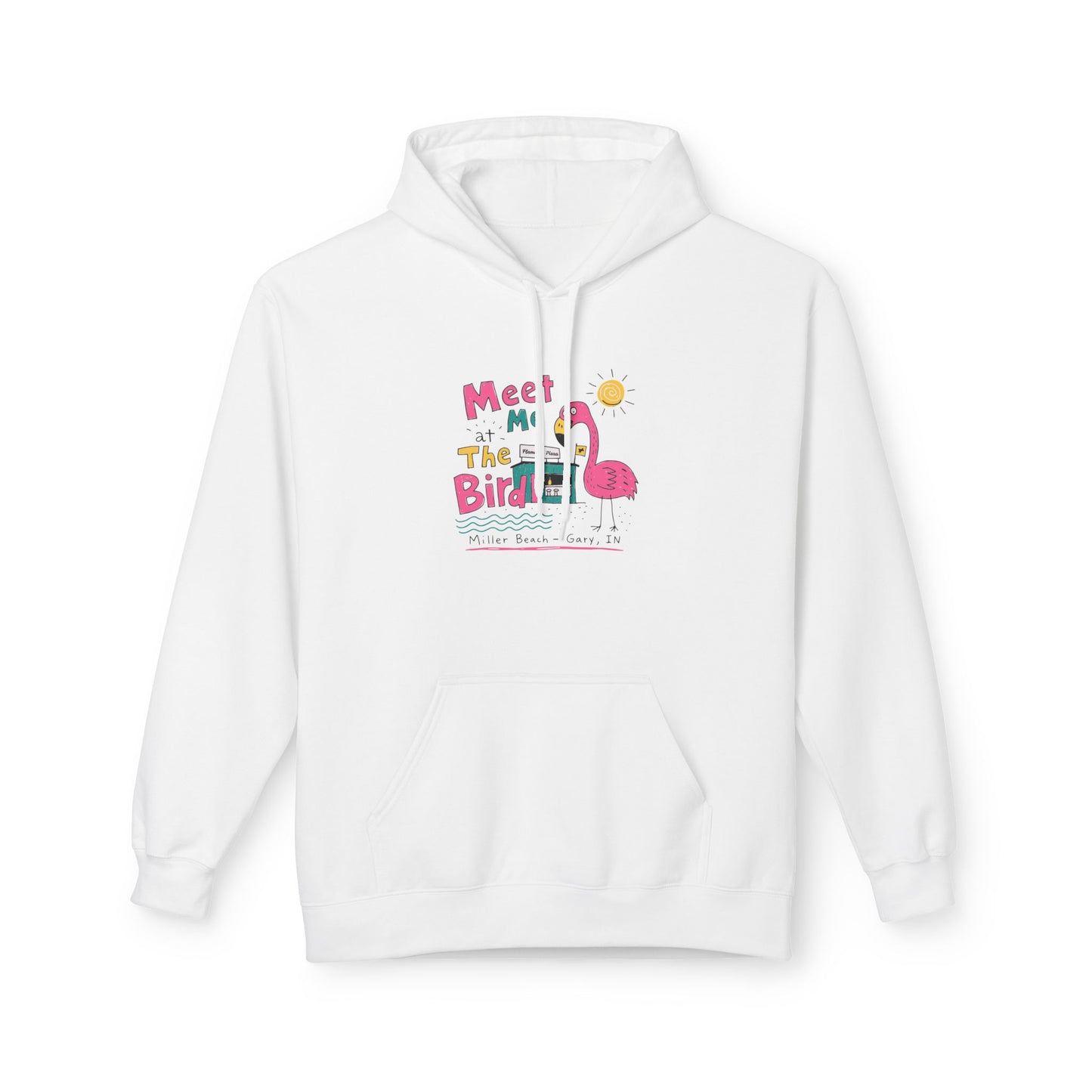 Meet Me At The Birdie Flamingo Hoodie