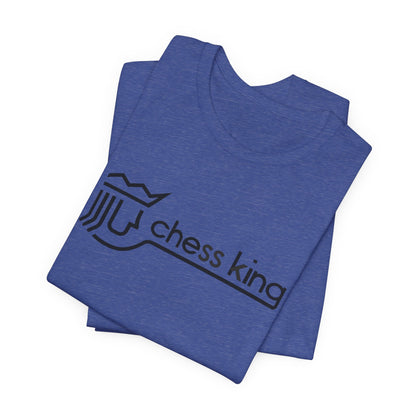 Chess King T-Shirt — Minimalist Logo Tee for Chess Players