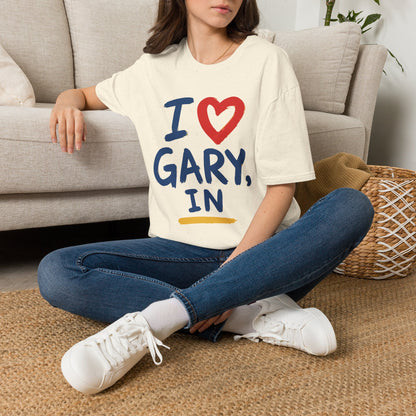 I Love  Gary IN T‑Shirt — Indiana City Pride Tee